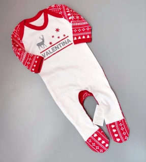 Vánoční overal se jménem vel. 62
