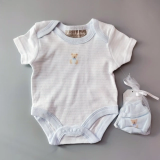 Dárkový set body a rukaviček Rock & bye baby vel. newborn