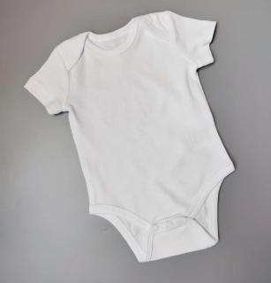 Bílé body s krátkým rukávem vel. 56