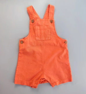 Plátěné lněné laclové kraťasy M&S vel. 68