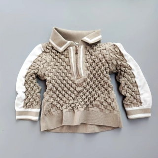 Mikina River Island vel. 74 khaki s límečkem