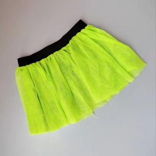 Zelená tylová sukně 