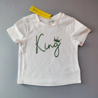 Tričko Shein vel. 80 bílé King