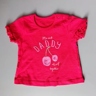 Tričko George vel. 68 červené s nápisem