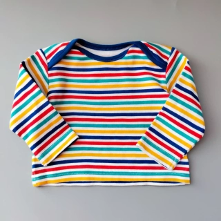 Tričko Nutmeg vel. 62 barevné pruhy