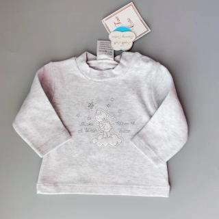 Tričko Just too Cute vel. 62 šedé s obrázkem