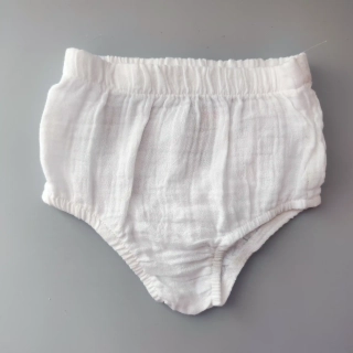 Mušelínové kalhoty M&S vel. 74 bílé