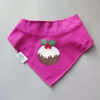 Vánoční šátek s fleecovou podšívkou