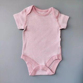 Body M&S vel. 56 růžové proužkované