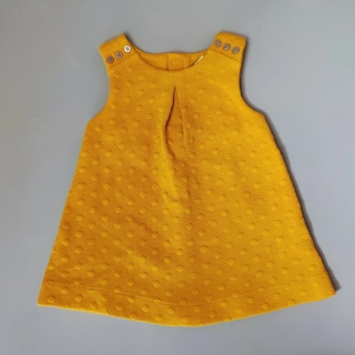 Šatová sukně Obaibi vel. 74 - 80 hořčicová