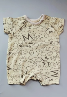 Letní overal George vel. 62 zelený Mickey