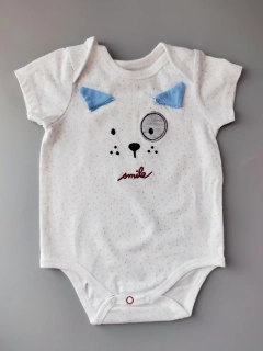 Body s pejskem New to the world vel. 74 bílomodré