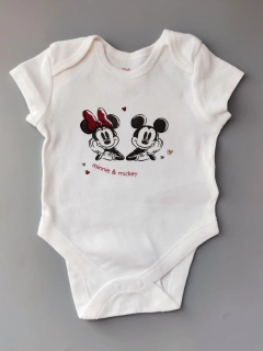 Body Disney Primark vel. 62 bílé s Mickey a Minnie