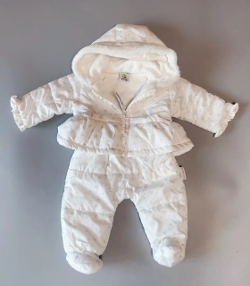 Bunda s kalhotami / kombinéza 3v1 Just too Cute vel. 62 ball s hvězdičkami