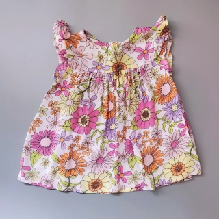 Lehké letní šaty Primark vel. 62 květované