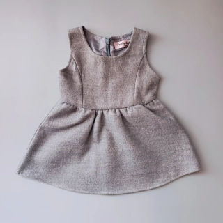 Podzimní šaty Pretty Baby vel. 68 šedé