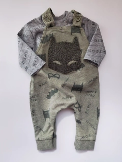 Souprava lacláčů a trička George vel. 62 khaki Batman