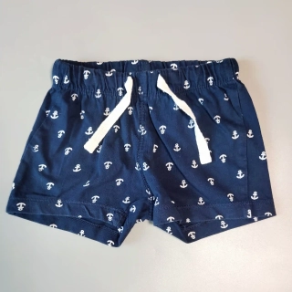 Bavlněné kraťasy s kotvami vel. cca 6 měsíců