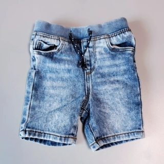 Džínové kraťasy Primark vel. 86 světle modré