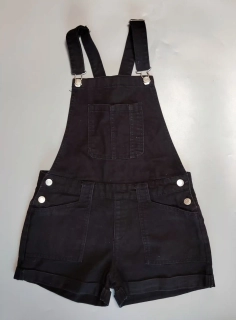 Džínové kraťasové lacláče Primark vel. 158 černé