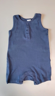 Letní overal H&M vel. 62 tmavě modrý