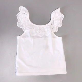 Top Primark vel. 104 bílý s krajkou