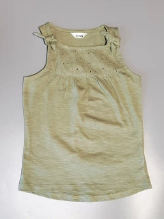 Bavlněný top M&Co vel. 110 khaki