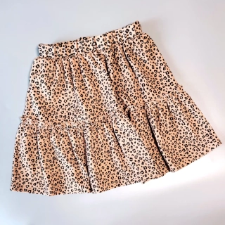 Sukně George vel. 128 béžová leopardí