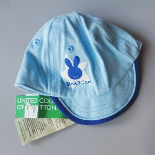 Bavlněná kšiltovka Benetton vel. 62 modrá