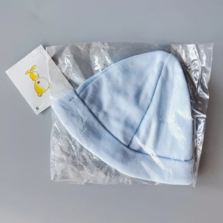 Bavlněná čepička Nursery Collection vel. 62 světle modrá