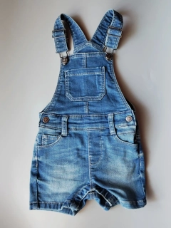 Džínové laclové šortky M&S vel. 86 mode s kapsami