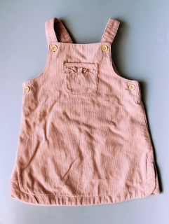 Manžestrové lehké šaty Tu vel. 74 starorůžové