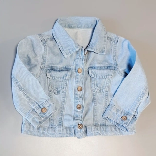 Džínová bunda George vel. 80 světle modrá
