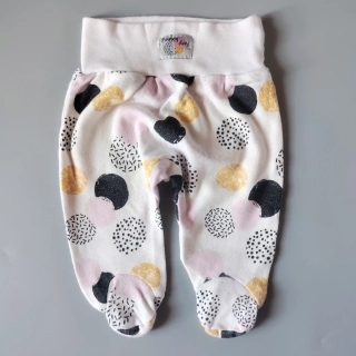 Polodupačky Nini vel. 56 bílé s kolečky