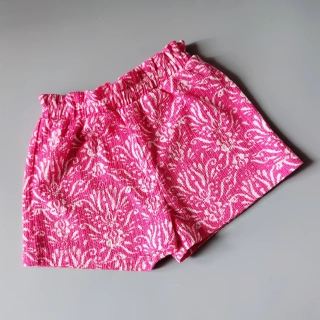Kraťasy Matalan vel. 86 růžové vzorované
