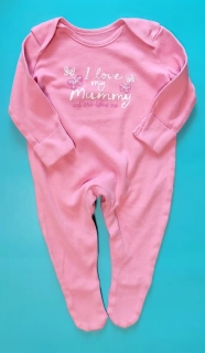 Overal George vel. 62 růžový „love mummy“