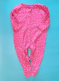 Overal Early Days vel. 74 růžový s hvězdičkami