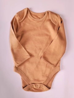 Béžové body George vel. 68 dlouhý rukáv