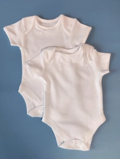 Set dvou bílých body s krátkým rukávem George vel. 56
