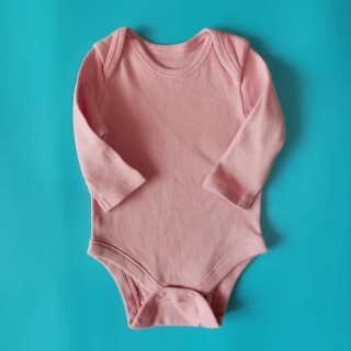 Body Primark vel. 62 růžové s dlouhým rukávem
