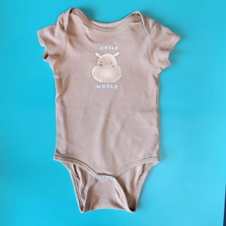 Body Co Cute vel. 92 béžové s hrochem