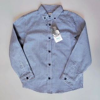 Košile Primark vel. 122 modrobílé kostičky 