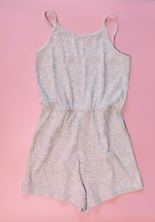 Letní overal George vel. 158 šedý žebrovaný