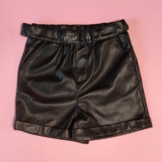 Koženkové kraťasy Primark vel. 134 černé