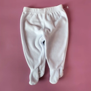Velurové polodupačky Mothercare vel. 62 světle modré