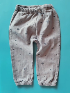 Tepláky H&M vel. 86 šedé s hvězdičkami