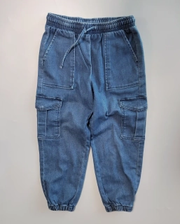 Džíny s kapsami Matalan vel. 122 modré