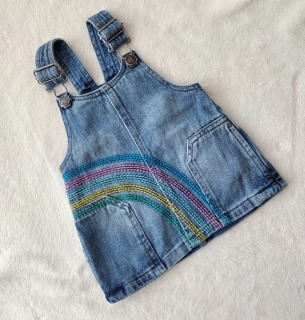 Džínová šatovka Next vel. 68