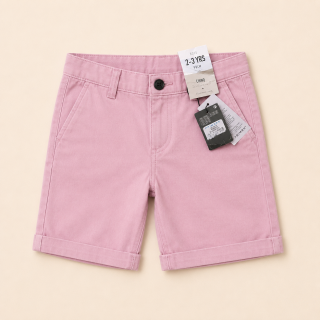 Růžové chino kraťasy Primark vel. 98