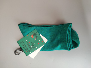 Třpytivé vánoční ponožky vel. Odhad 35 - 38